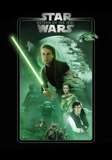 Plakat do filmu "Gwiezdne wojny: Część VI - Powrót Jedi" #67840