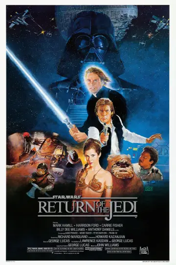 Plakat do filmu "Gwiezdne wojny: Część VI - Powrót Jedi" #67846