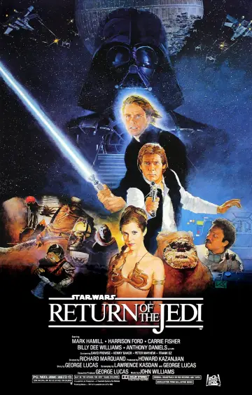 Plakat do filmu "Gwiezdne wojny: Część VI - Powrót Jedi" #67851