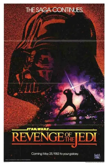 Plakat do filmu "Gwiezdne wojny: Część VI - Powrót Jedi" #67853