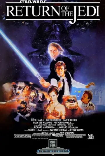 Plakat do filmu "Gwiezdne wojny: Część VI - Powrót Jedi" #67857