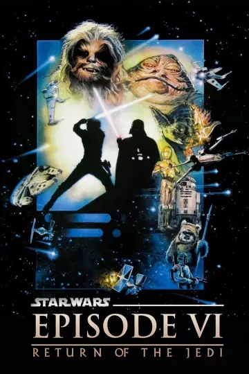 Plakat do filmu "Gwiezdne wojny: Część VI - Powrót Jedi" #67872
