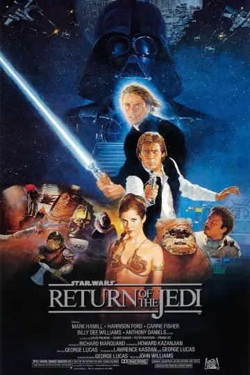 Plakat do filmu "Gwiezdne wojny: Część VI - Powrót Jedi" #67873