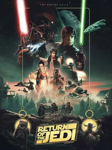 Plakat do filmu "Gwiezdne wojny: Część VI - Powrót Jedi" #67878