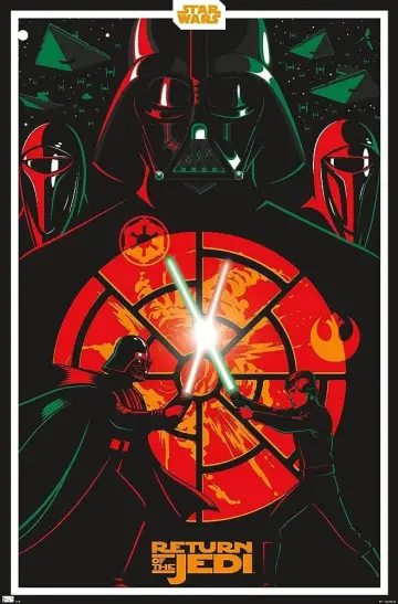Plakat do filmu "Gwiezdne wojny: Część VI - Powrót Jedi" #67888
