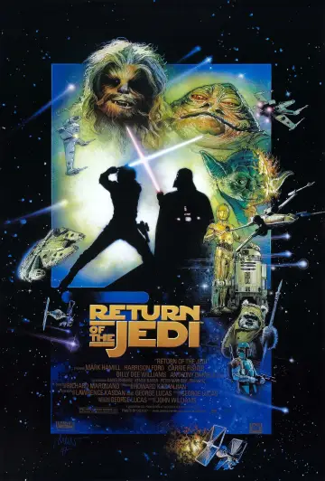 Plakat do filmu "Gwiezdne wojny: Część VI - Powrót Jedi" #67894