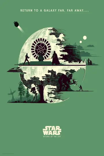 Plakat do filmu "Gwiezdne wojny: Część VI - Powrót Jedi" #67895