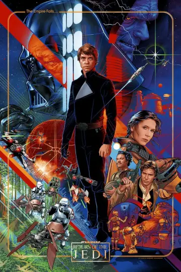 Plakat do filmu "Gwiezdne wojny: Część VI - Powrót Jedi" #834523