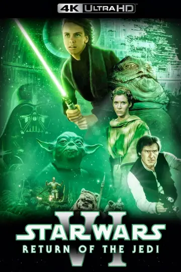 Plakat do filmu "Gwiezdne wojny: Część VI - Powrót Jedi" #834534