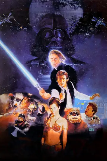 Plakat do filmu "Gwiezdne wojny: Część VI - Powrót Jedi" #834552