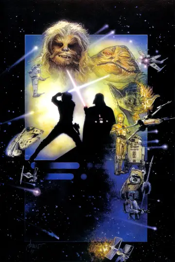 Plakat do filmu "Gwiezdne wojny: Część VI - Powrót Jedi" #834562