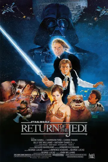 Plakat do filmu "Gwiezdne wojny: Część VI - Powrót Jedi" #834564