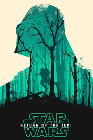 Plakat do filmu "Gwiezdne wojny: Część VI - Powrót Jedi" #914349