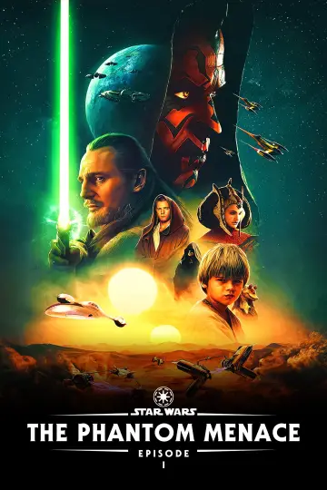 Plakat do filmu "Gwiezdne wojny: Część I - Mroczne widmo" #416027