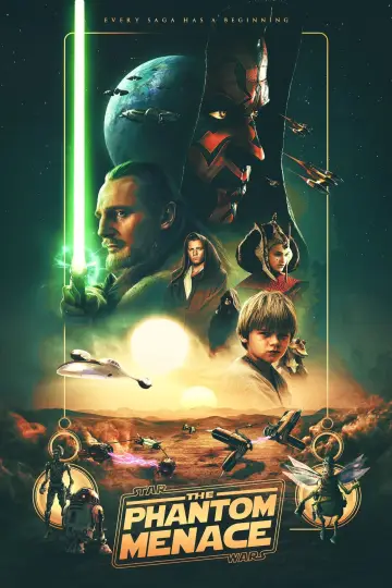 Plakat do filmu "Gwiezdne wojny: Część I - Mroczne widmo" #56559