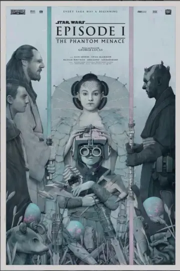 Plakat do filmu "Gwiezdne wojny: Część I - Mroczne widmo" #56561