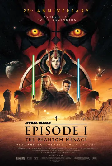 Plakat do filmu "Gwiezdne wojny: Część I - Mroczne widmo" #618882