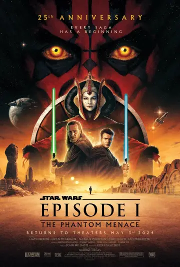 Plakat do filmu "Gwiezdne wojny: Część I - Mroczne widmo" #618893
