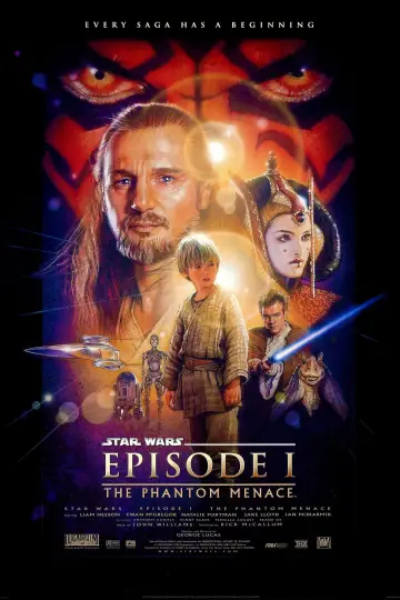 Plakat do filmu "Gwiezdne wojny: Część I - Mroczne widmo" #618895