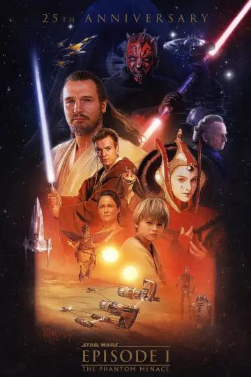 Plakat do filmu "Gwiezdne wojny: Część I - Mroczne widmo" #618927