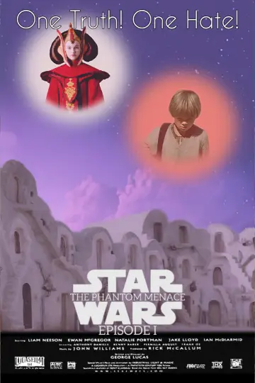 Plakat do filmu "Gwiezdne wojny: Część I - Mroczne widmo" #618952