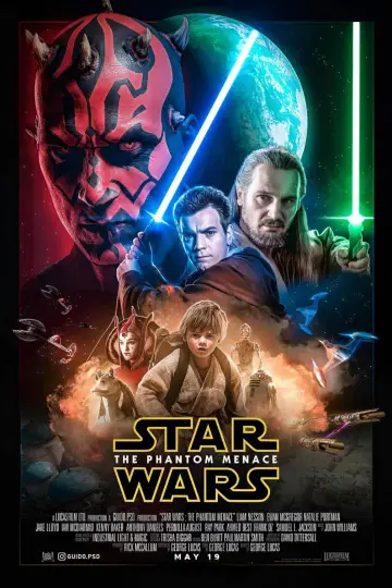 Plakat do filmu "Gwiezdne wojny: Część I - Mroczne widmo" #618971