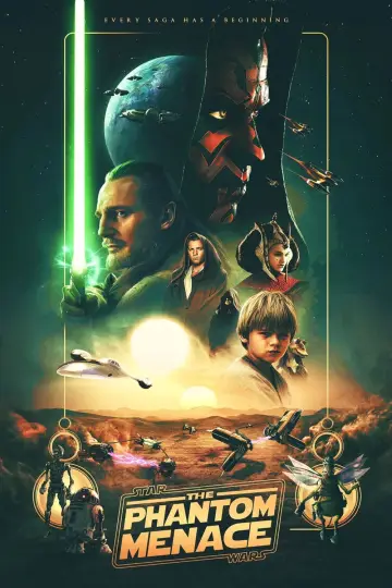 Plakat do filmu "Gwiezdne wojny: Część I - Mroczne widmo" #618976