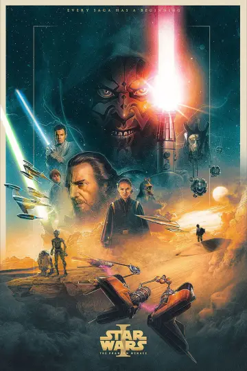 Plakat do filmu "Gwiezdne wojny: Część I - Mroczne widmo" #618978