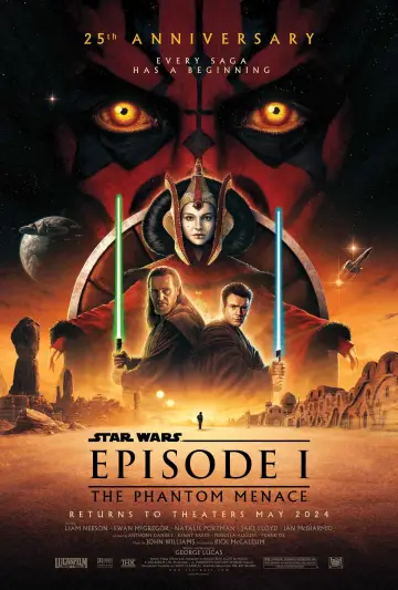 Plakat do filmu "Gwiezdne wojny: Część I - Mroczne widmo" #833356