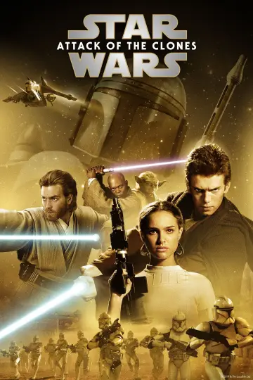 Plakat do filmu "Gwiezdne wojny: Część II - Atak klonów" #279704