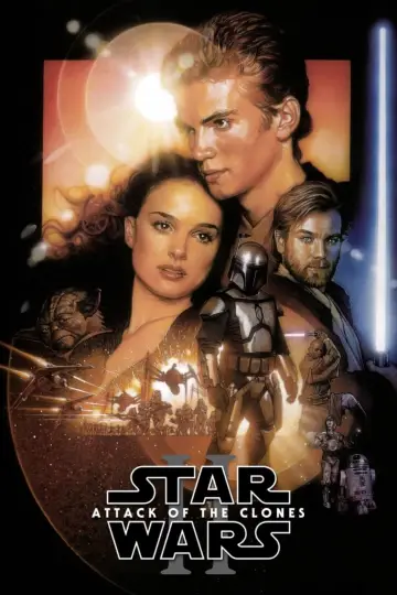Plakat do filmu "Gwiezdne wojny: Część II - Atak klonów" #279711