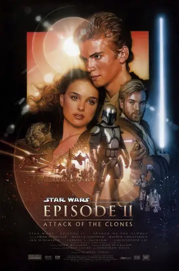 Plakat do filmu "Gwiezdne wojny: Część II - Atak klonów" #279719
