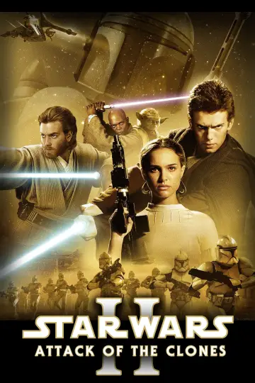 Plakat do filmu "Gwiezdne wojny: Część II - Atak klonów" #279720