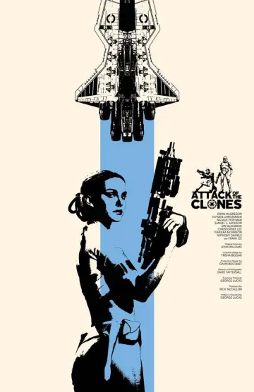 Plakat do filmu "Gwiezdne wojny: Część II - Atak klonów" #279721