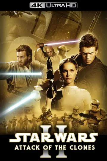 Plakat do filmu "Gwiezdne wojny: Część II - Atak klonów" #279730