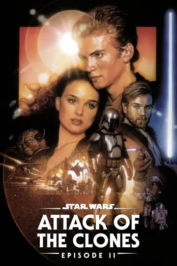 Plakat do filmu "Gwiezdne wojny: Część II - Atak klonów" #279731