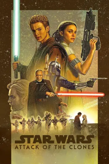 Plakat do filmu "Gwiezdne wojny: Część II - Atak klonów" #279735