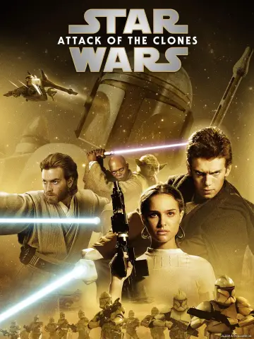 Plakat do filmu "Gwiezdne wojny: Część II - Atak klonów" #279736