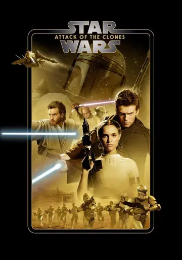 Plakat do filmu "Gwiezdne wojny: Część II - Atak klonów" #279737