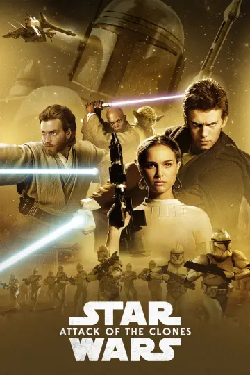 Plakat do filmu "Gwiezdne wojny: Część II - Atak klonów" #279739