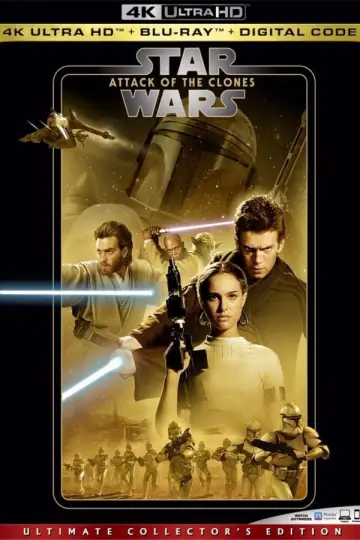 Plakat do filmu "Gwiezdne wojny: Część II - Atak klonów" #279740