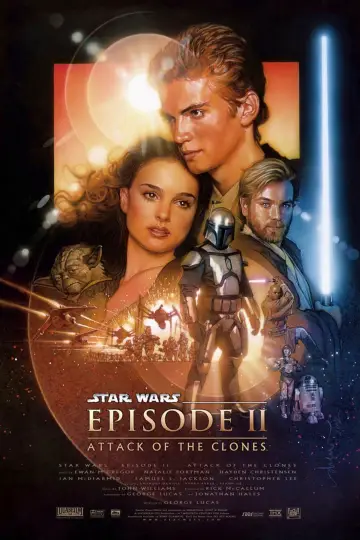 Plakat do filmu "Gwiezdne wojny: Część II - Atak klonów" #279744