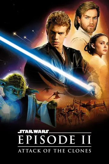 Plakat do filmu "Gwiezdne wojny: Część II - Atak klonów" #279749