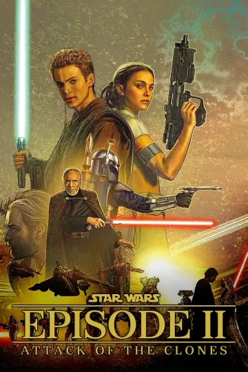 Plakat do filmu "Gwiezdne wojny: Część II - Atak klonów" #279750