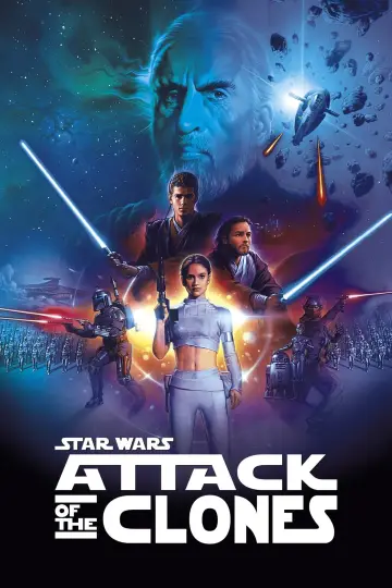 Plakat do filmu "Gwiezdne wojny: Część II - Atak klonów" #279751