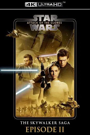 Plakat do filmu "Gwiezdne wojny: Część II - Atak klonów" #279752
