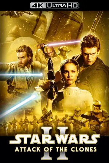 Plakat do filmu "Gwiezdne wojny: Część II - Atak klonów" #279756