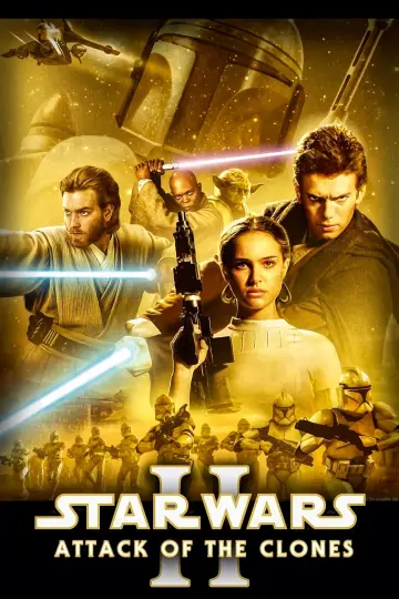 Plakat do filmu "Gwiezdne wojny: Część II - Atak klonów" #279757