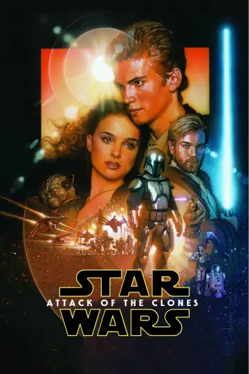 Plakat do filmu "Gwiezdne wojny: Część II - Atak klonów" #279762