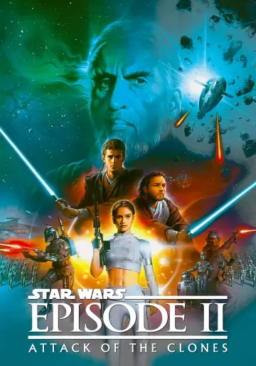 Plakat do filmu "Gwiezdne wojny: Część II - Atak klonów" #279764
